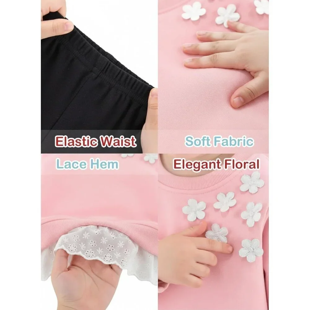 Adorable Cute Toddler Baby Girl Clothing 2pcs Outfits